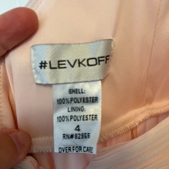 Halter Chiffon A-Line Gown, Petal Pink - Picture 4 of 5